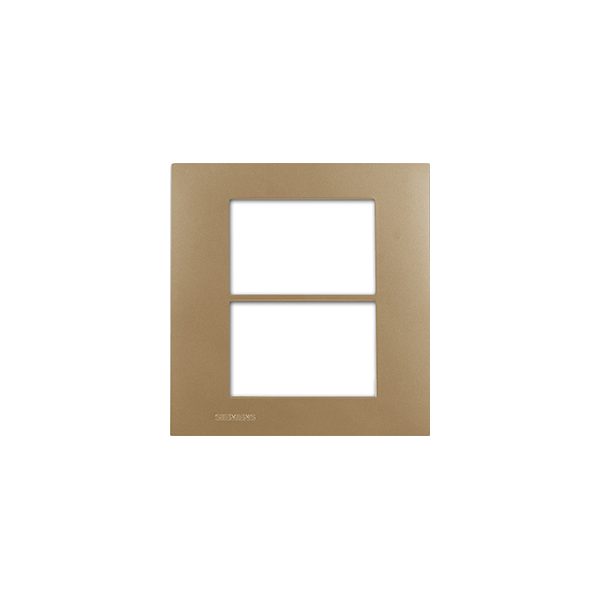 SIEMENS 3+3 Module cover plate and frame - Image 4