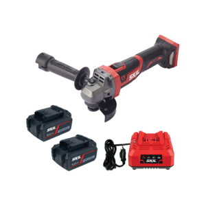 SKIL Grinder 4" Cordless 20V. (AG2907C-21) with 5.0Ah Batteries x 2 pcs, Fast Charger x 1 pc.