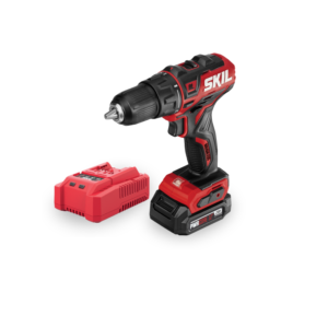 SKIL Drill Driver12V, Brushless Motor 10mm (DL5290SE10) with 2.0Ah Batteries x 1 pc, Charger x 1 pc.