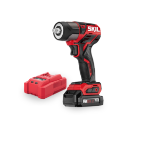 SKIL Impact Wrench 12V, Brushless Motor 3/8" (IW5744SE10) with 2.0Ah Batteries x 1 pc, Charger x 1 pc.