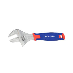 WORKPRO Extra Wide Opening Adjustable Wrench & Water Pump Pliers 2-IN-1 Size 200mm (8") WP272014