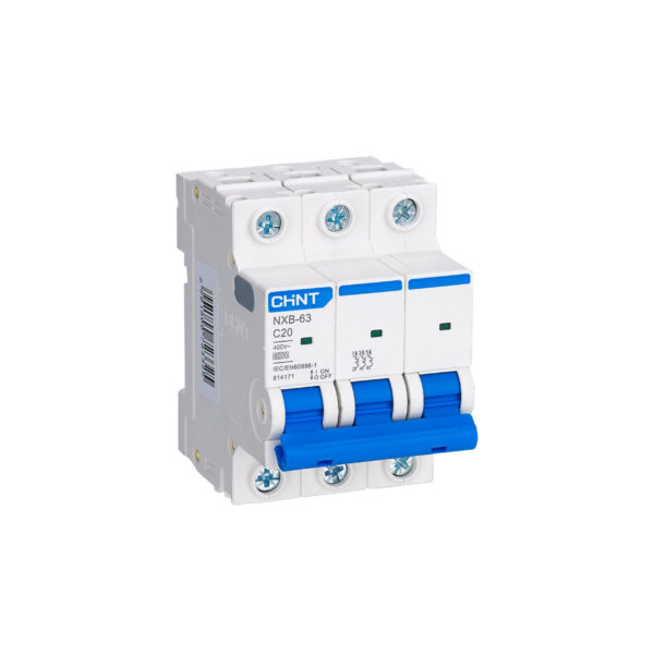 CHINT Miniature Circuit Breaker (MCB) NXB-63 3P (6kA) Current Rated C10-C63