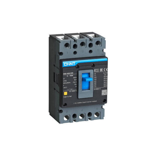 CHINT Moulded Case Circuit Breaker (MCCB) NXM-160S/3300 (36kA)(160AF) Current Rated 25A-160A