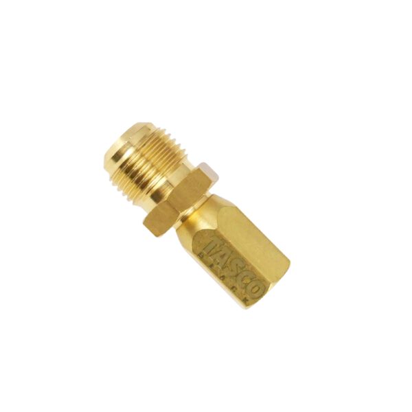 TASCO BLACK Connector and Ball Valve UNF 3/8" for HVAC TB650-B23