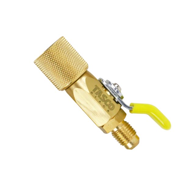 TASCO BLACK Connector and Ball Valve SAE 3/8" for HVAC TB650-B32